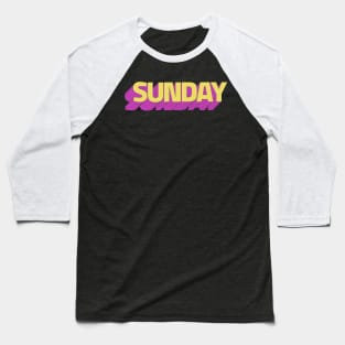 Sunday Retro Baseball T-Shirt